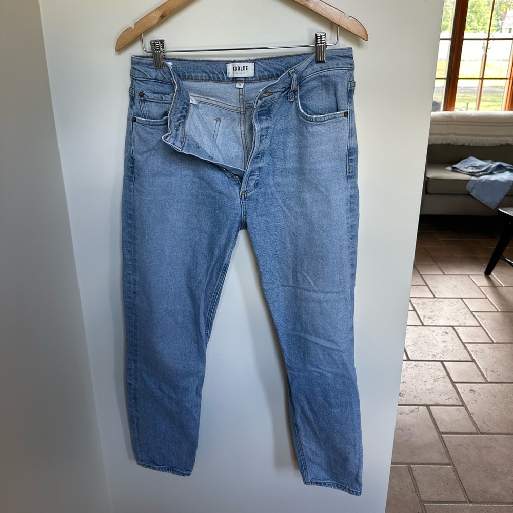 Agolde Classic Light Blue Jeans